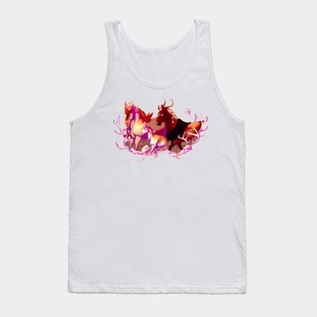 Purple Running Horses for Kids Tank Top by Affordable